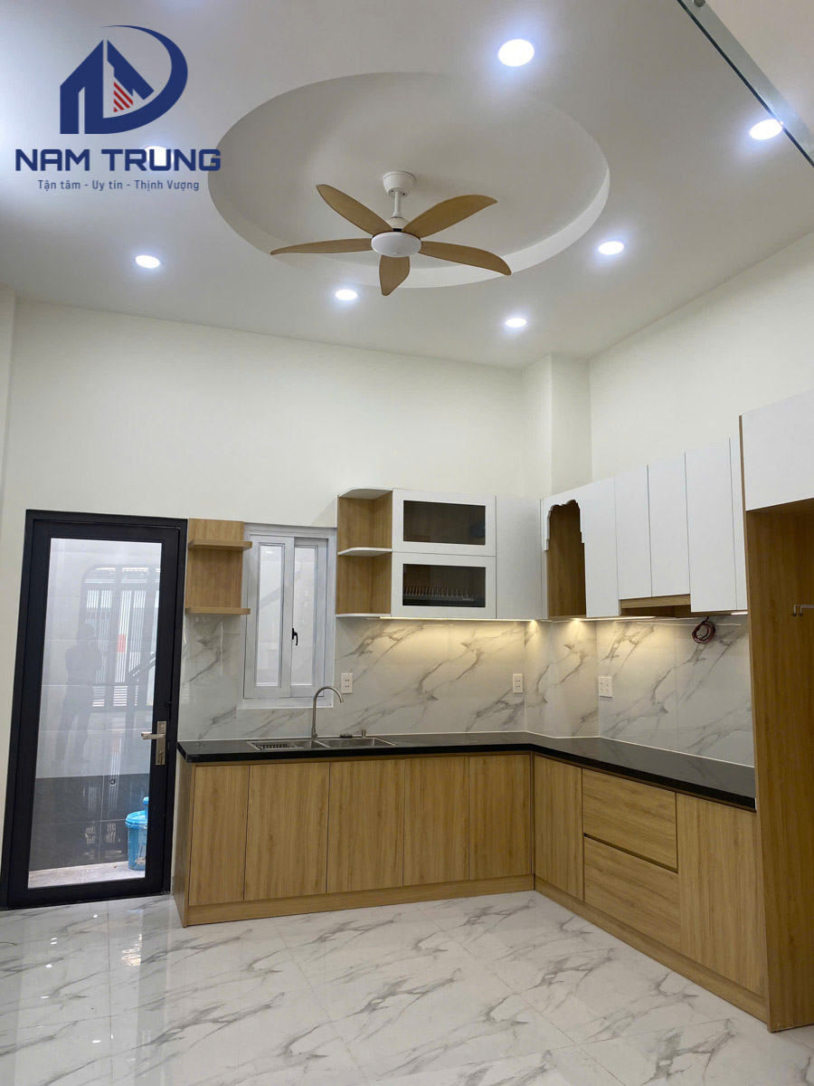Xây dựng nhà phố 1 trệt 2 lầu sân thượng 4×12.5m – Nhà anh Tân, Quận Bình Tân