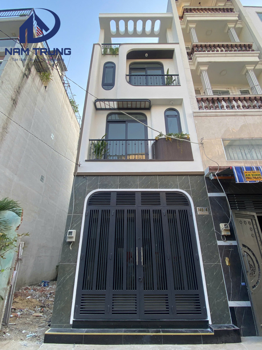 Xây dựng nhà phố 1 trệt 2 lầu sân thượng 4×12.5m – Nhà anh Tân, Quận Bình Tân