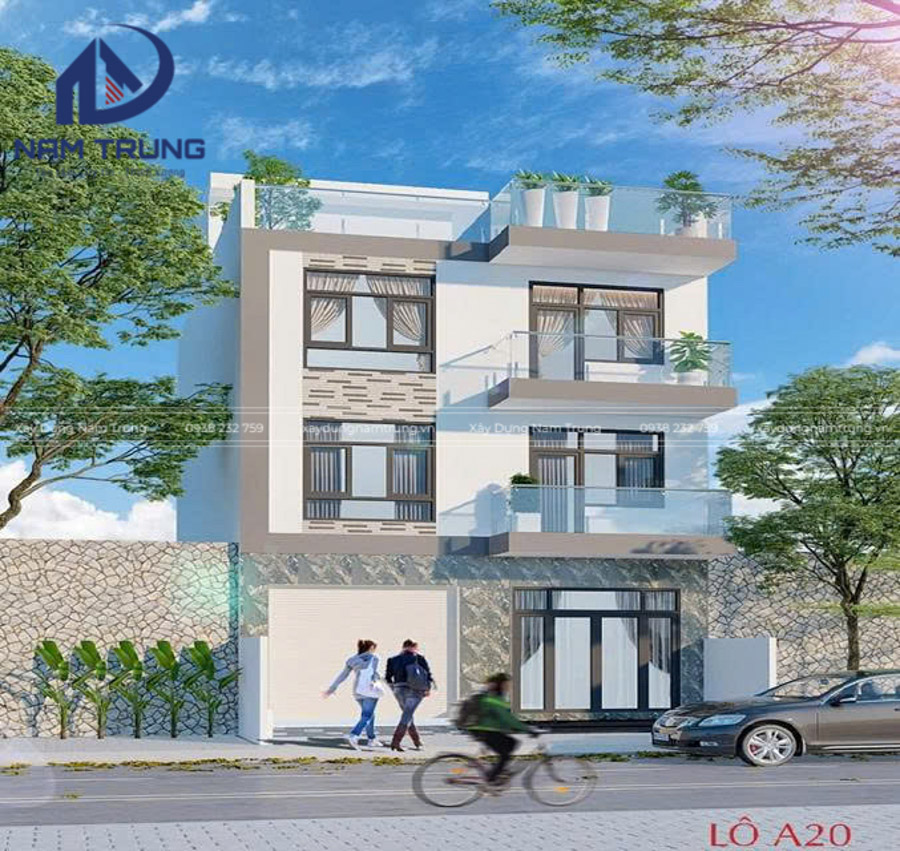 Mẫu nhà phố 3 tầng nhà anh Đá 
