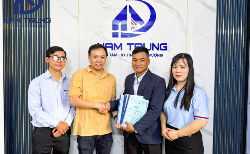 Khai trương bùng nổ – Xây Dựng Nam Trung ký liền 5 hợp đồng ngay ngày đầu