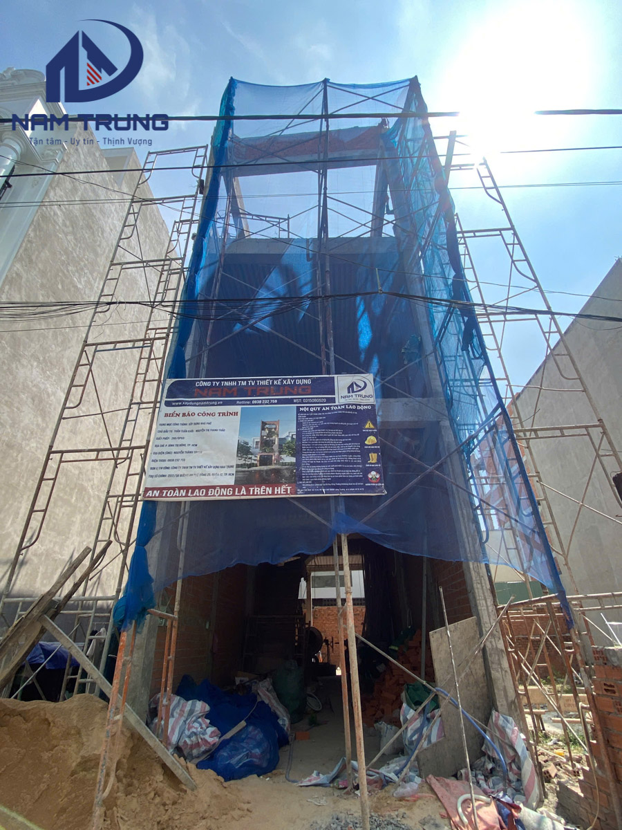 Khởi động đầu năm – Triển khai thi công xây dựng nhà phố 3 tầng 4x16m nhà Thảo tại Quận Bình Tân