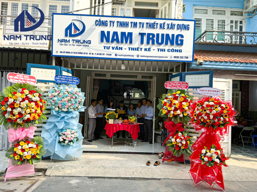 Xây dựng nam trung khai trương trụ sở chính tại Phường An Hội Tây, TP. HCM