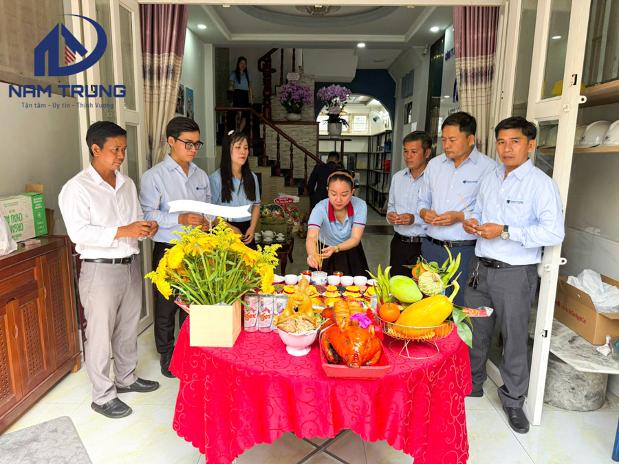 Xây dựng nam trung khai trương trụ sở chính tại Phường An Hội Tây, TP. HCM