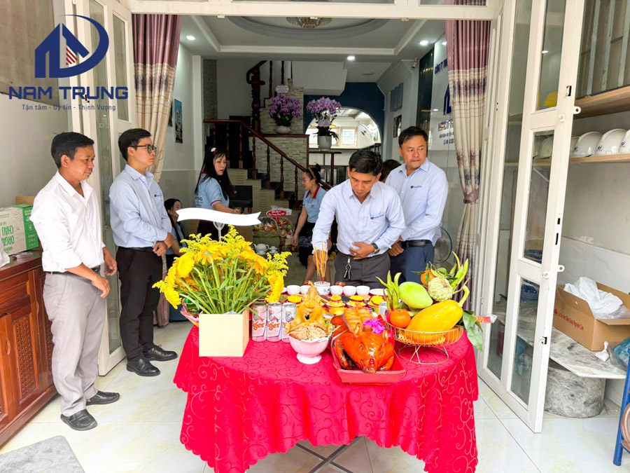 Xây dựng nam trung khai trương trụ sở chính tại Phường An Hội Tây, TP. HCM