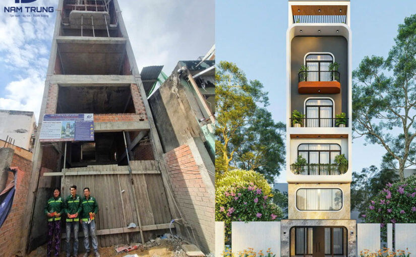 Khởi động công trình sau Tết – Đẩy nhanh tiến độ thi công nhà phố anh Tài tại Bình Thạnh