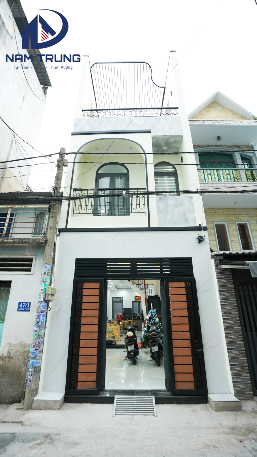 Bàn giao nhà phố 1 trệt 2 lầu 4x15m nhà chị Hằng ở Quận Bình Tân