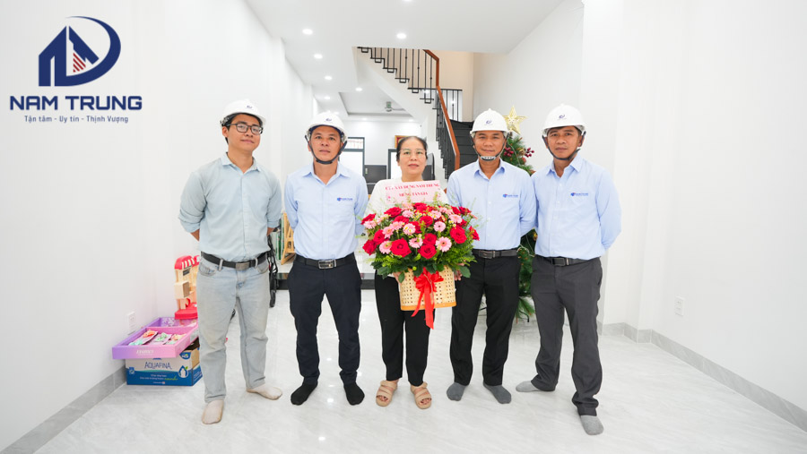 Bàn giao nhà phố 1 trệt 2 lầu 4x15m nhà chị Hằng ở Quận Bình Tân
