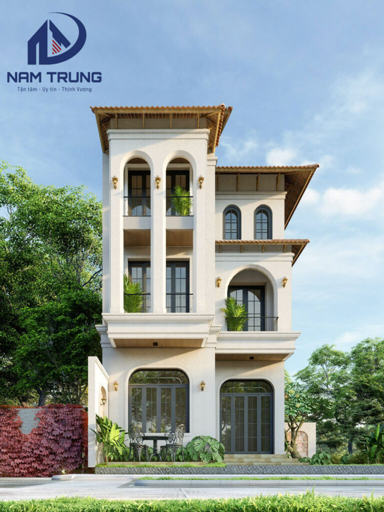 Mẫu thiết kế biệt thự 3 tầng 7 x 18m nhà anh Đá Quận 9