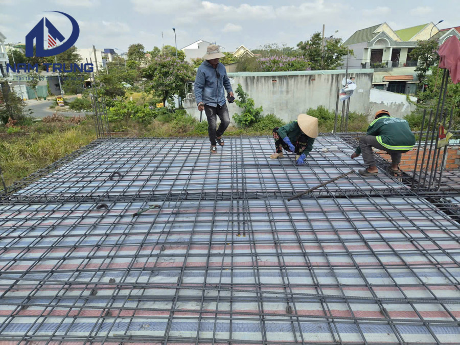 Thi công xây dựng biệt thự 3 tầng nhà anh Đá Quận 9 TPHCM