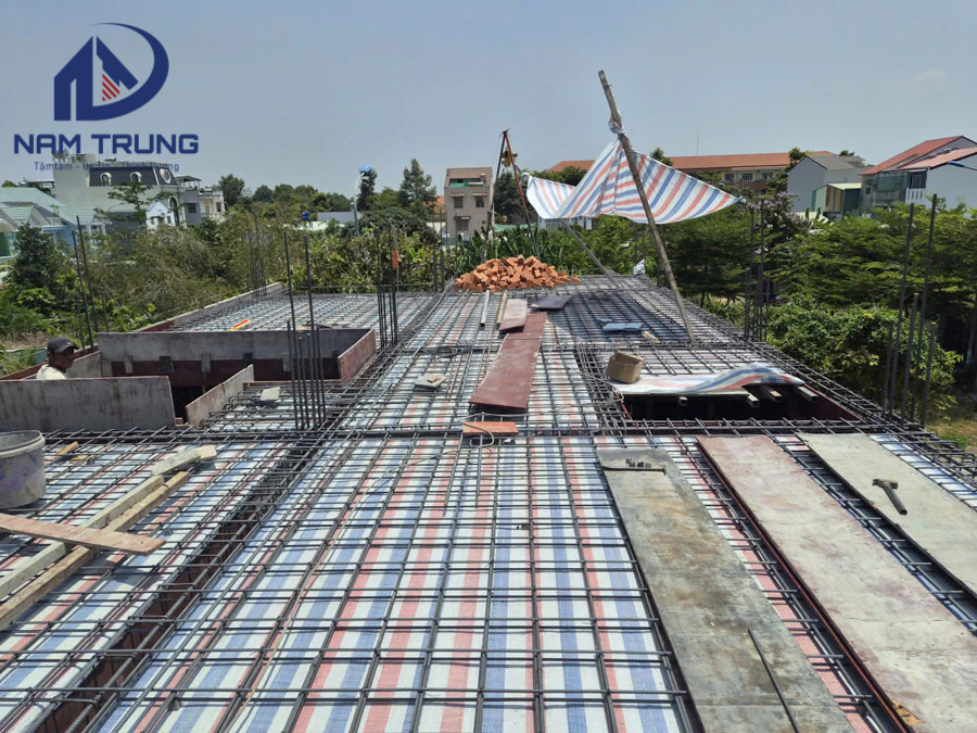 Thi công xây dựng biệt thự 3 tầng nhà anh Đá Quận 9 TPHCM