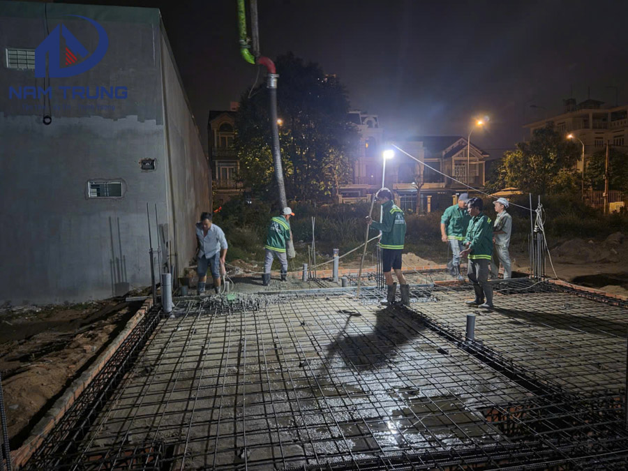 Thi công xây dựng biệt thự 3 tầng nhà anh Đá Quận 9 TPHCM