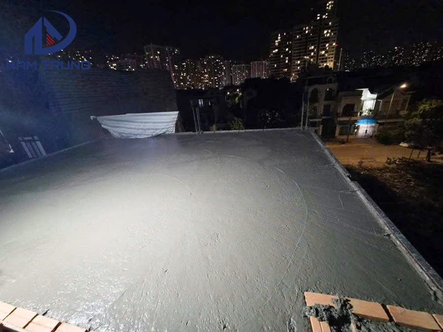 Thi công xây dựng biệt thự 3 tầng nhà anh Đá Quận 9 TPHCM