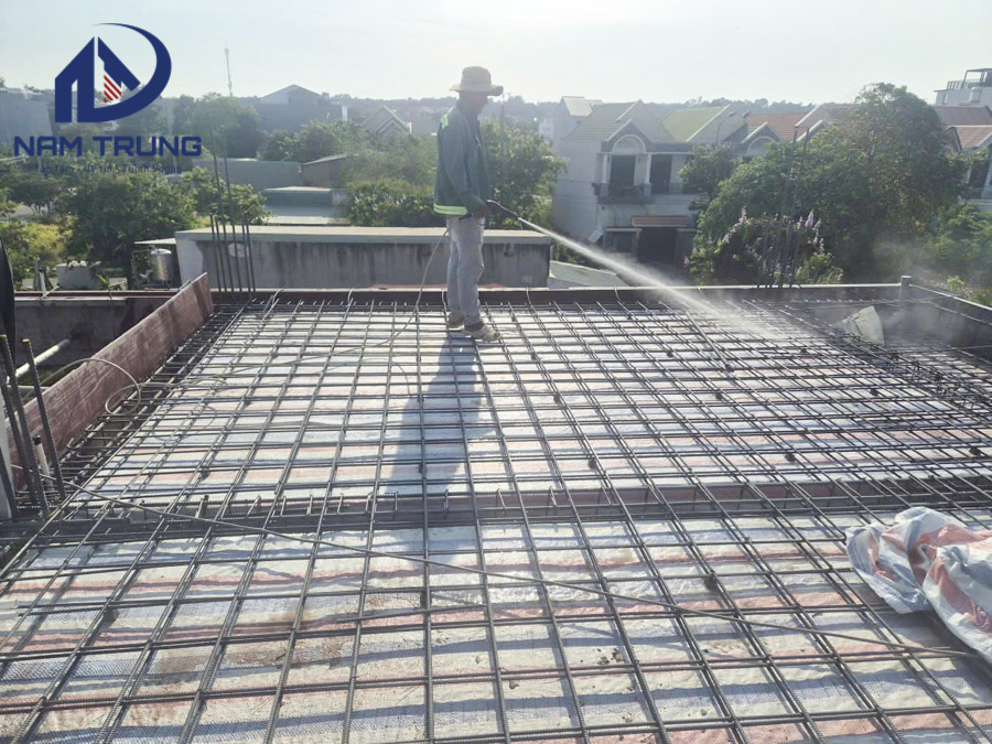 Thi công xây dựng biệt thự 3 tầng nhà anh Đá Quận 9 TPHCM