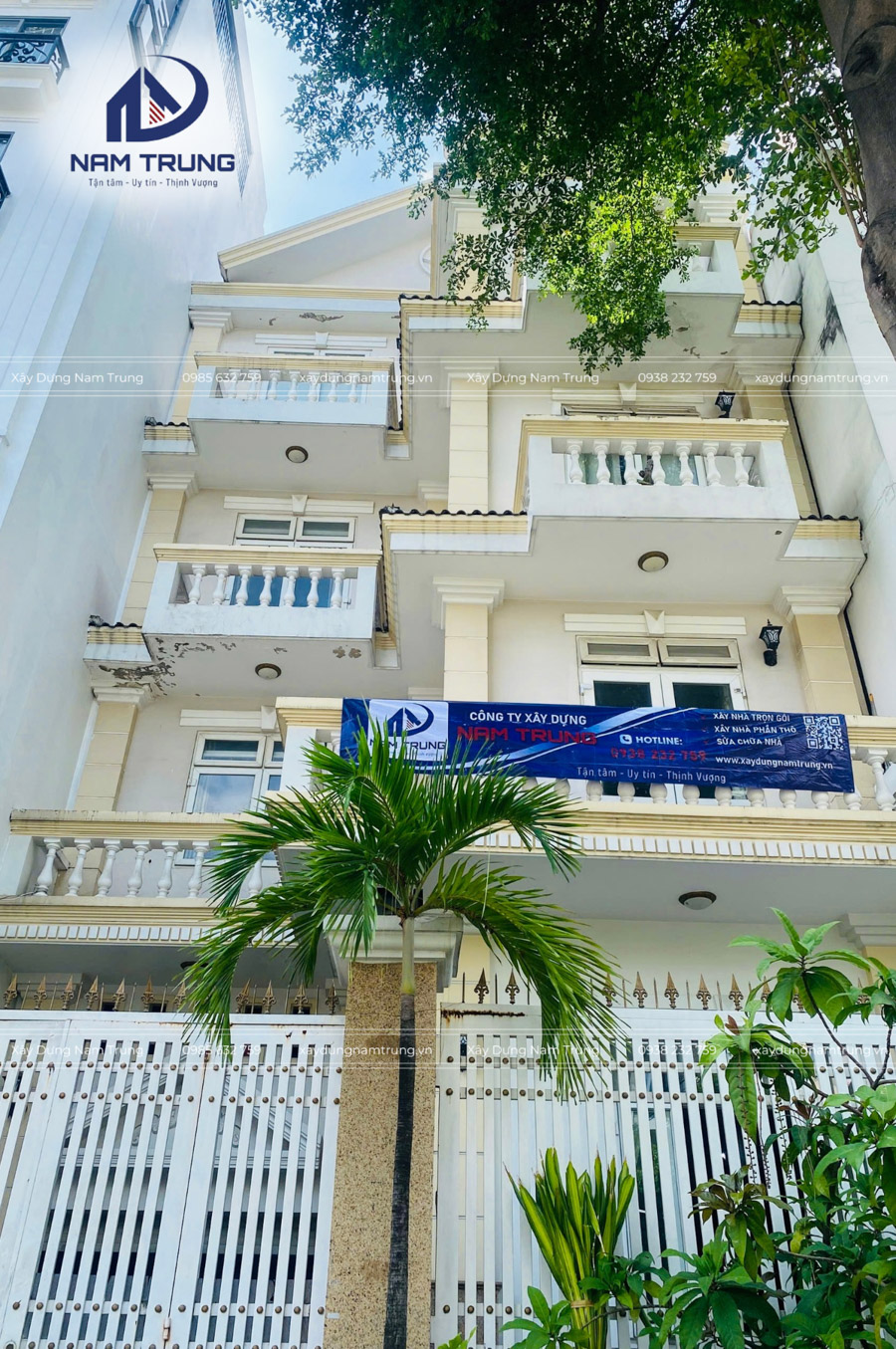 Mặt tiền nhà anh Hùng trước khi cải tạo