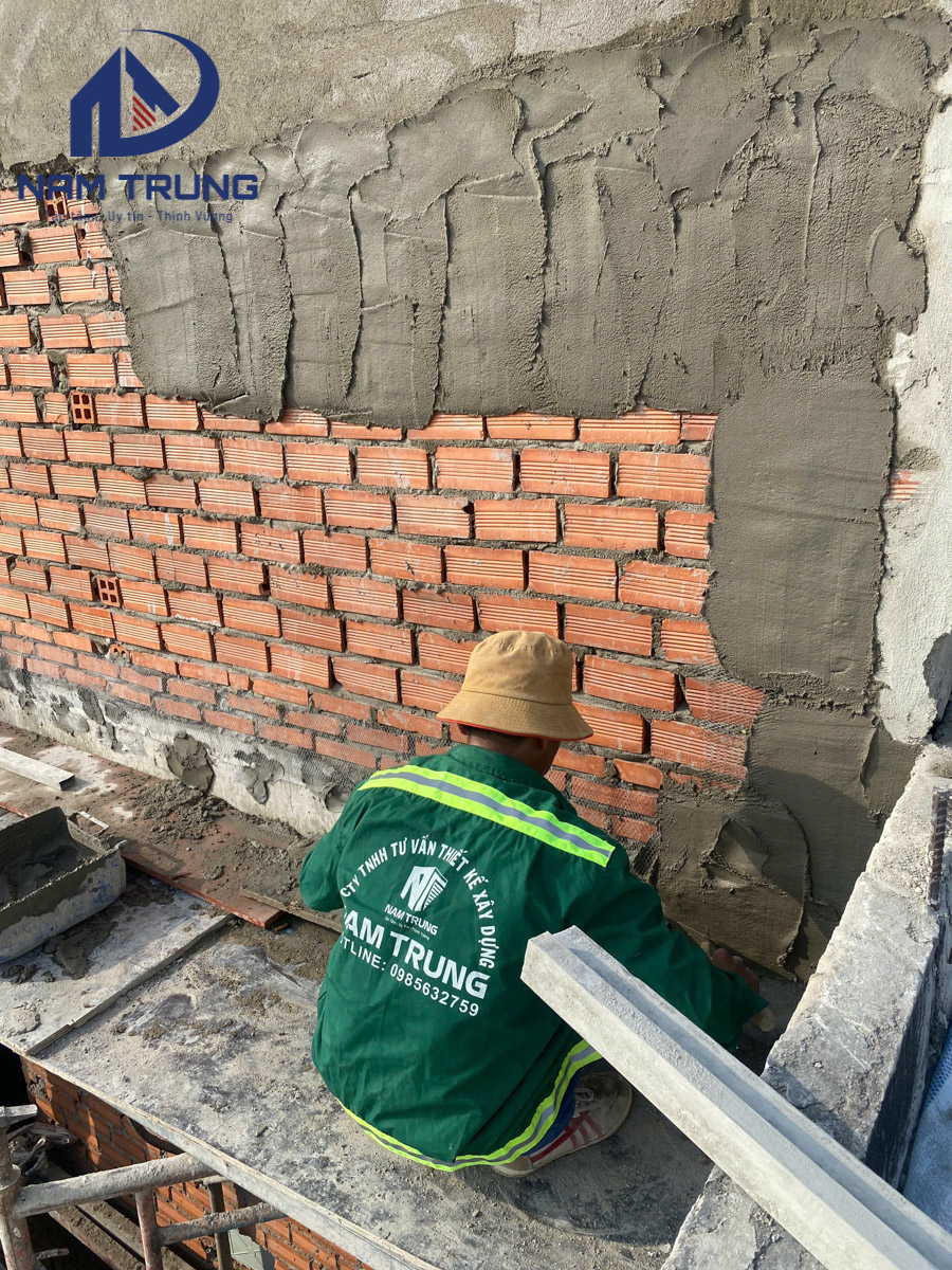 Xây dựng nhà phố 1 trệt 3 lầu nhà anh Quân Phường Phú Thọ Hoà