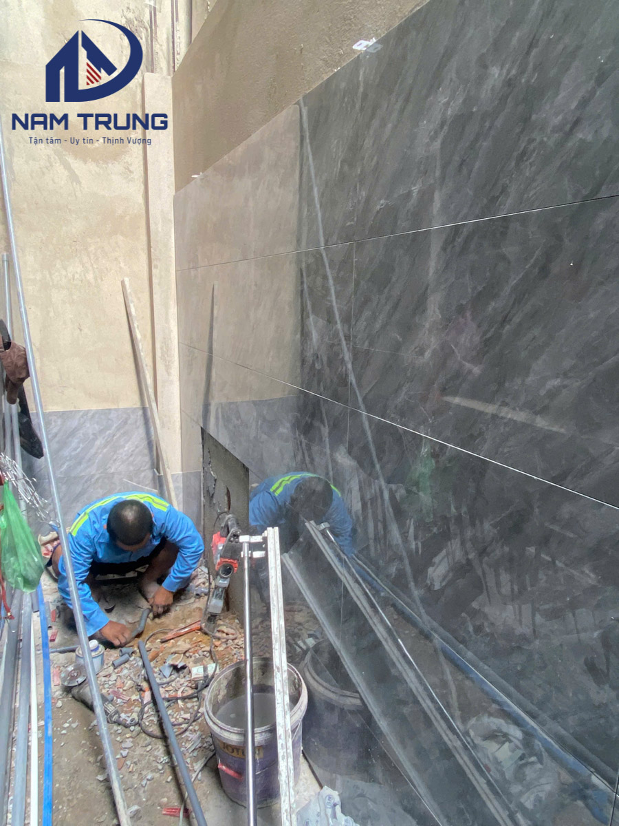 Xây dựng nhà phố 1 trệt 3 lầu nhà anh Quân Phường Phú Thọ Hoà