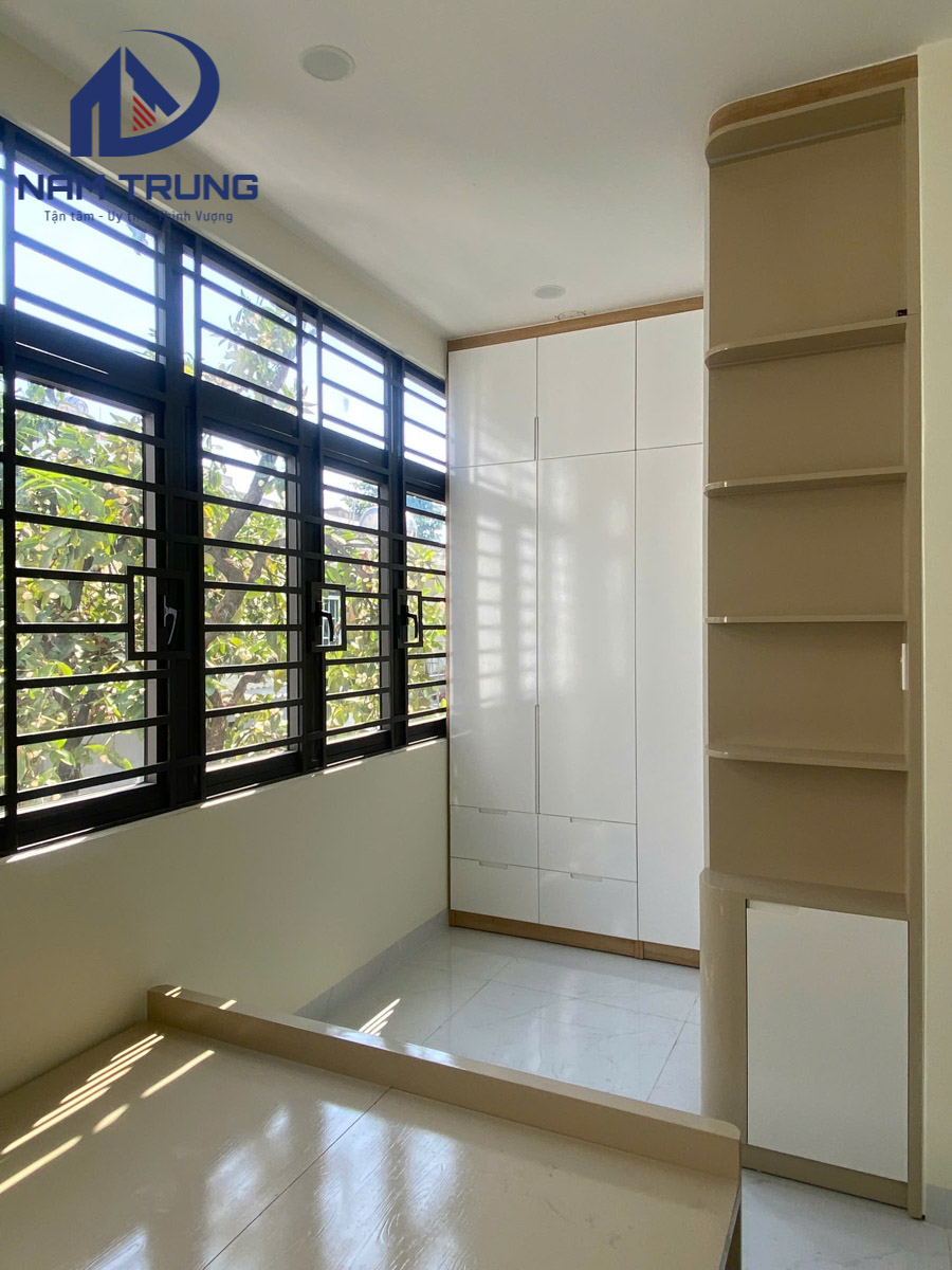 Xây dựng nhà phố 1 trệt 3 lầu nhà anh Quân Phường Phú Thọ Hoà