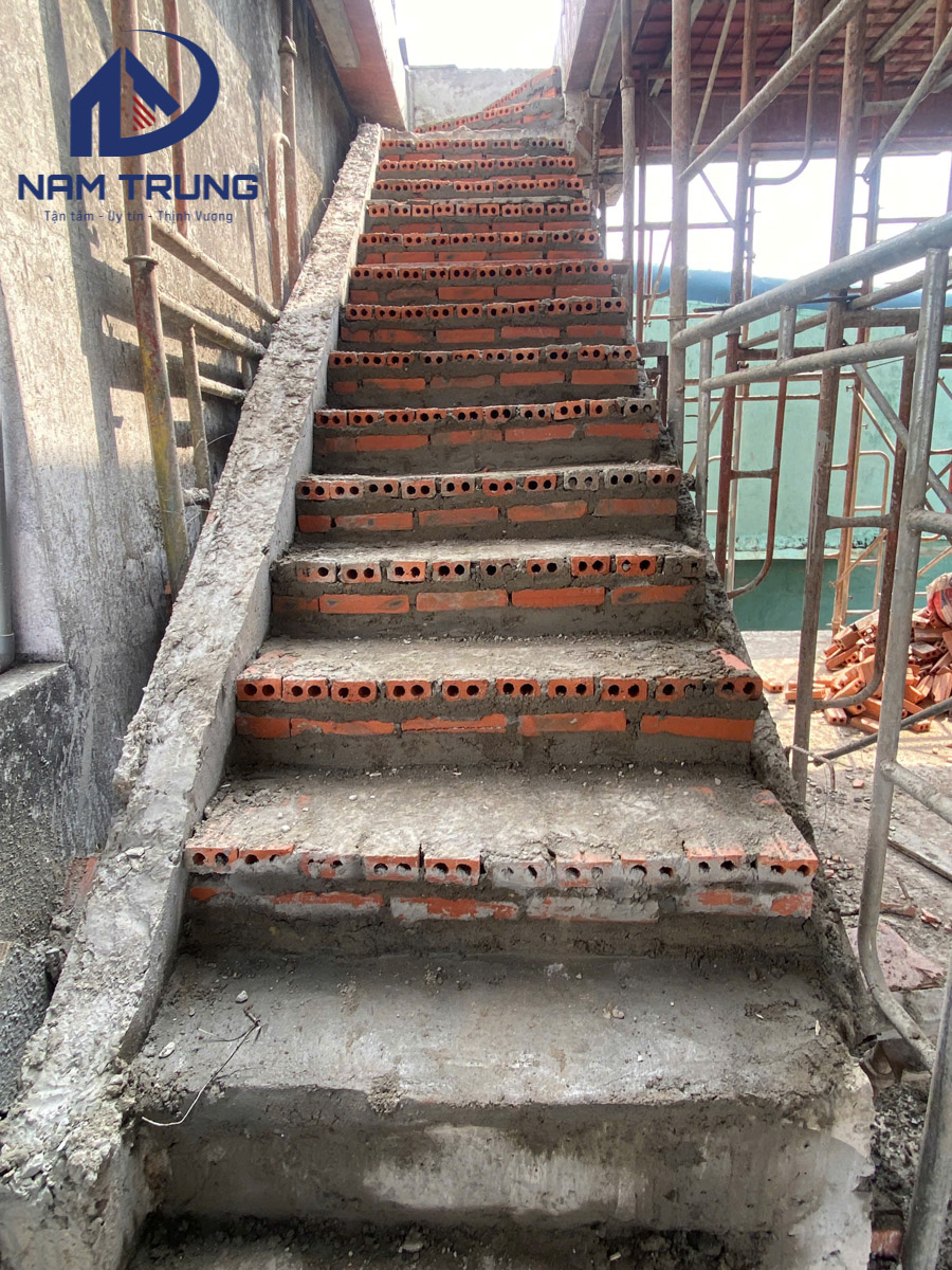 Xây dựng nhà phố 1 trệt 3 lầu nhà anh Quân Phường Phú Thọ Hoà