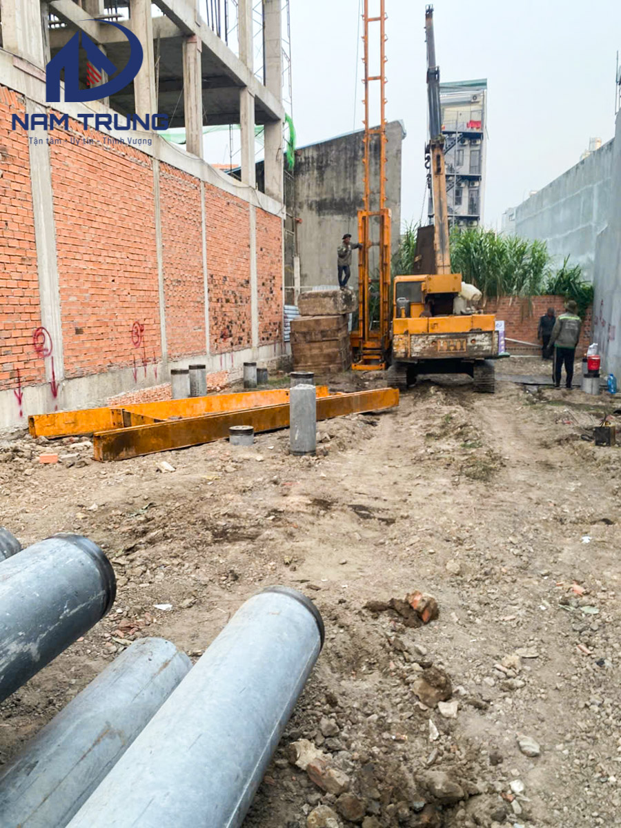 Thi công xây dựng biệt thự 2 tầng nhà chị Chanh ở Phường Thông Tây Hội TP HCM