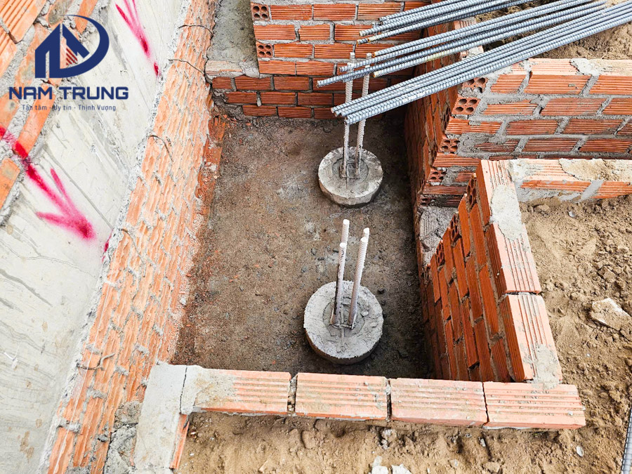 Thi công xây dựng biệt thự 2 tầng nhà chị Chanh ở Phường Thông Tây Hội TP HCM