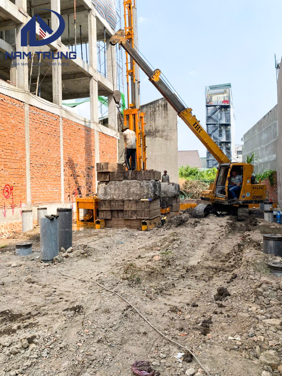 Thi công xây dựng biệt thự 2 tầng nhà chị Chanh ở Phường Thông Tây Hội TP HCM