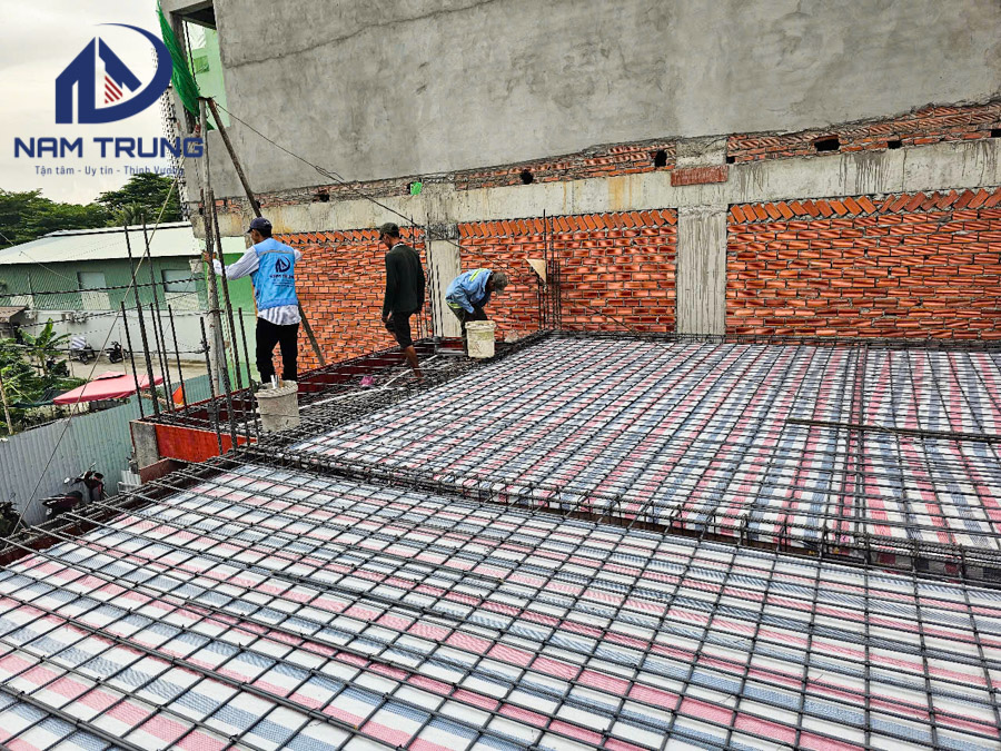 Thi công xây dựng biệt thự 2 tầng nhà chị Chanh ở Phường Thông Tây Hội TP HCM