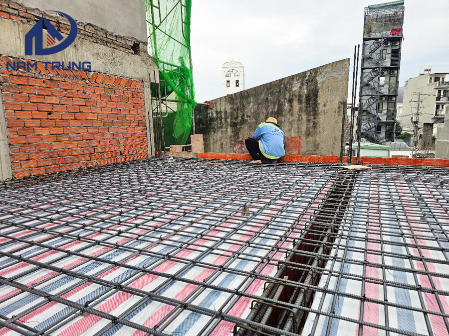 Thi công xây dựng biệt thự 2 tầng nhà chị Chanh ở Phường Thông Tây Hội TP HCM