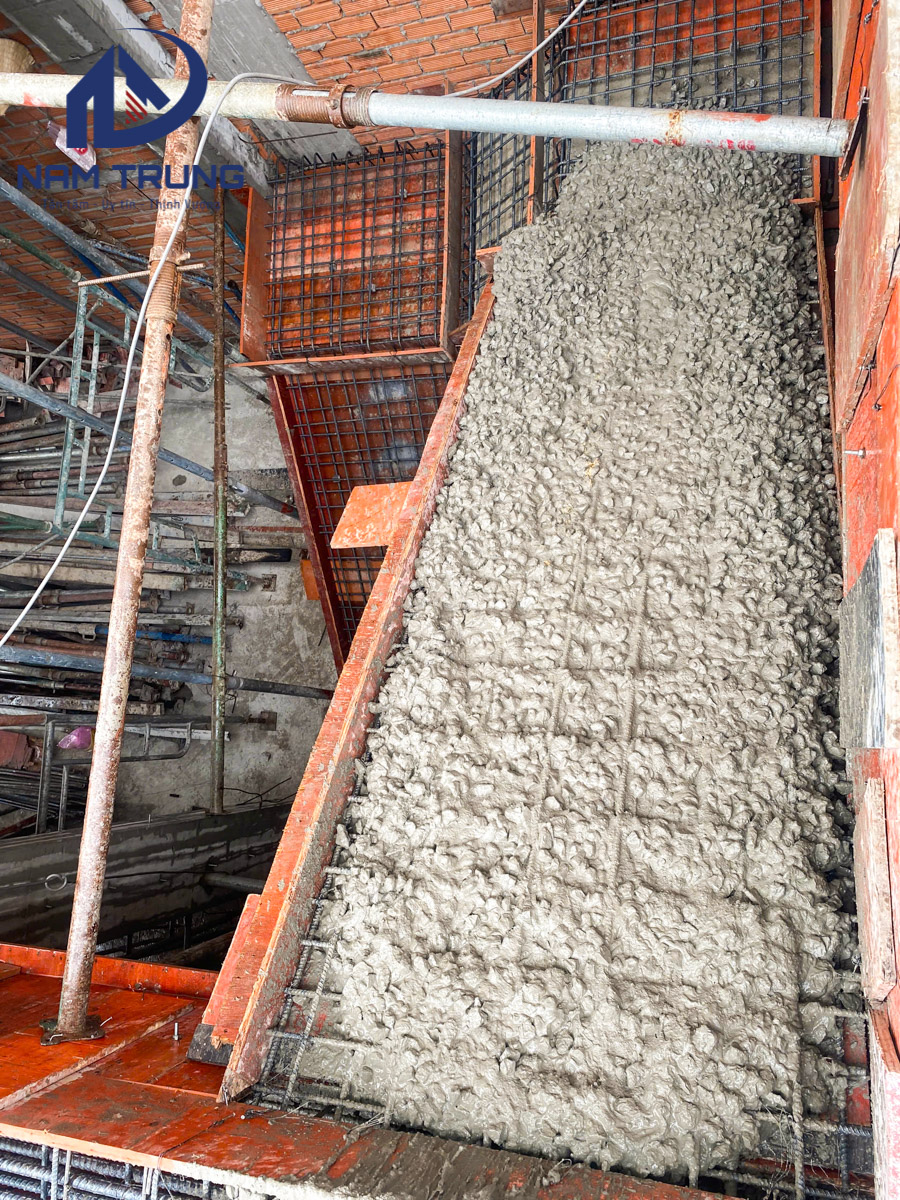 Thi công xây dựng biệt thự 2 tầng nhà chị Chanh ở Phường Thông Tây Hội TP HCM