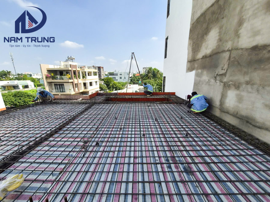 Thi công xây dựng biệt thự 2 tầng nhà chị Chanh ở Phường Thông Tây Hội TP HCM