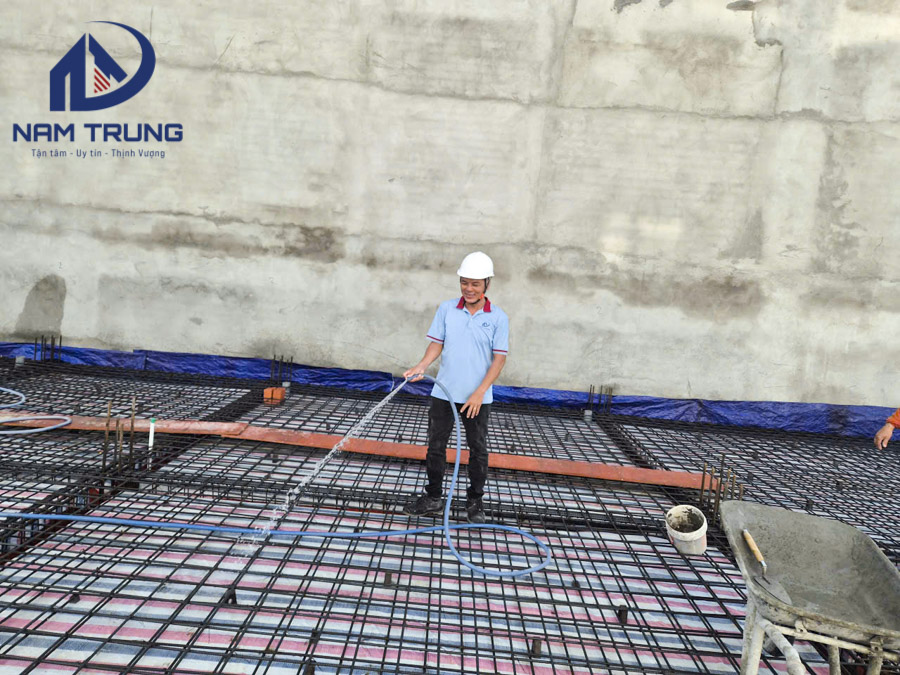 Thi công xây dựng biệt thự 2 tầng nhà chị Chanh ở Phường Thông Tây Hội TP HCM