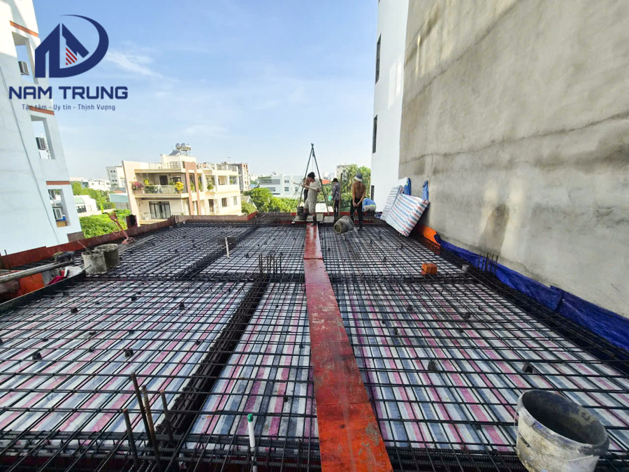 Thi công xây dựng biệt thự 2 tầng nhà chị Chanh ở Phường Thông Tây Hội TP HCM