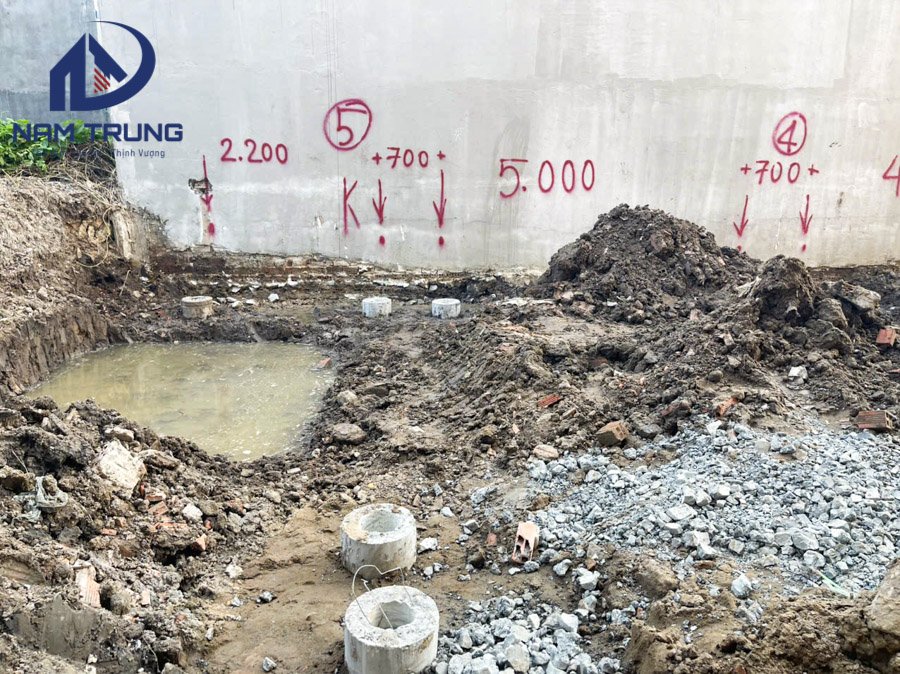 Thi công xây dựng biệt thự 2 tầng nhà chị Chanh ở Phường Thông Tây Hội TP HCM