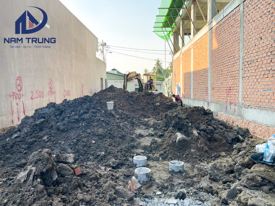 Thi công xây dựng biệt thự 2 tầng nhà chị Chanh ở Phường Thông Tây Hội TP HCM