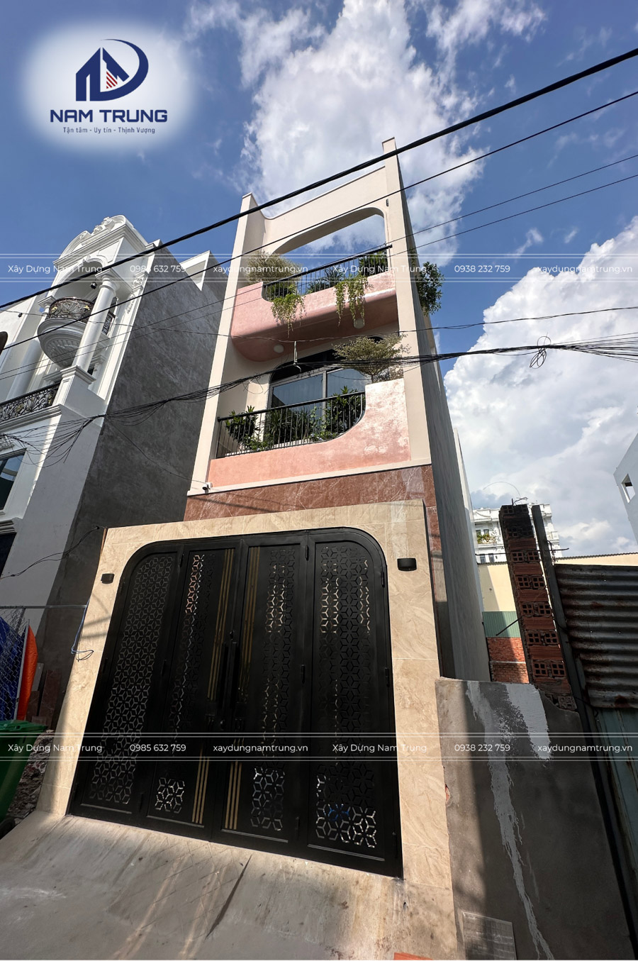 Bàn giao nhà phố 3 tầng nhà anh Khôi Quận Bình Tân