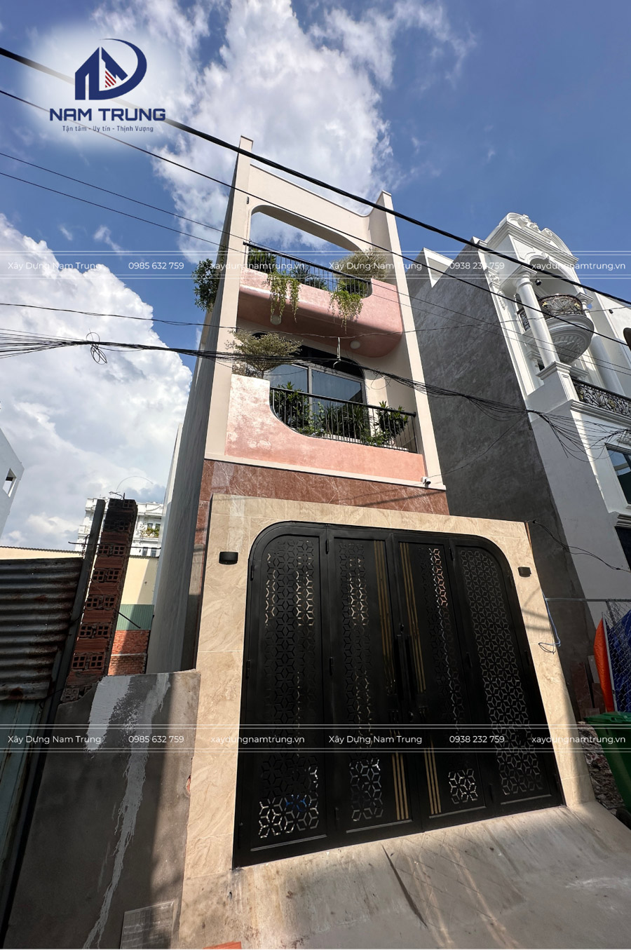 Hoàn thiện nhà phố 3 tầng nhà anh Khôi Quận Bình Tân