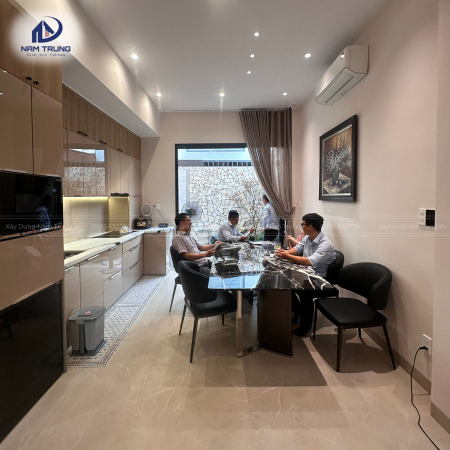 Bàn giao nhà phố 3 tầng nhà anh Khôi Quận Bình Tân