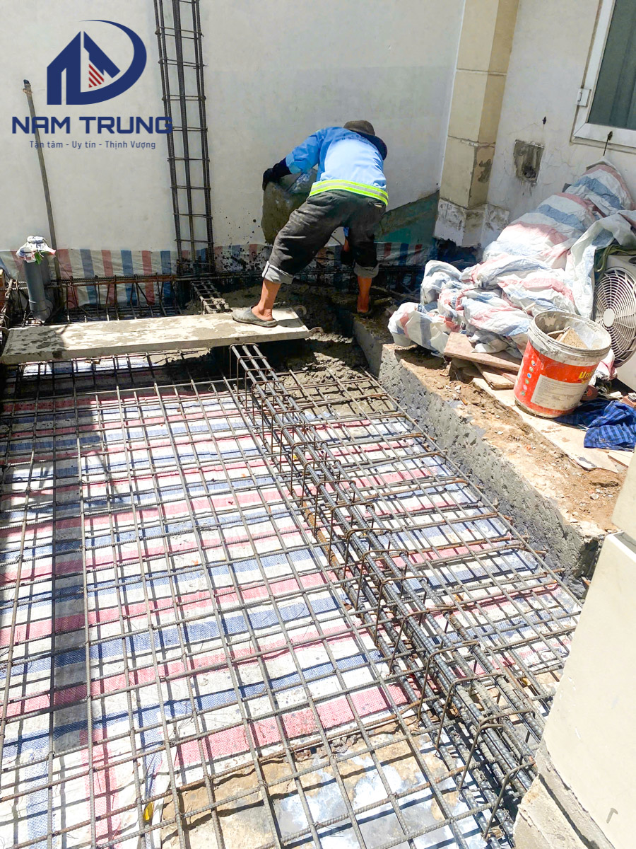 Thi công cải tạo nâng tầng và thay đổi mặt tiền nhà cho gia đình anh Hùng tại Gò Vấp