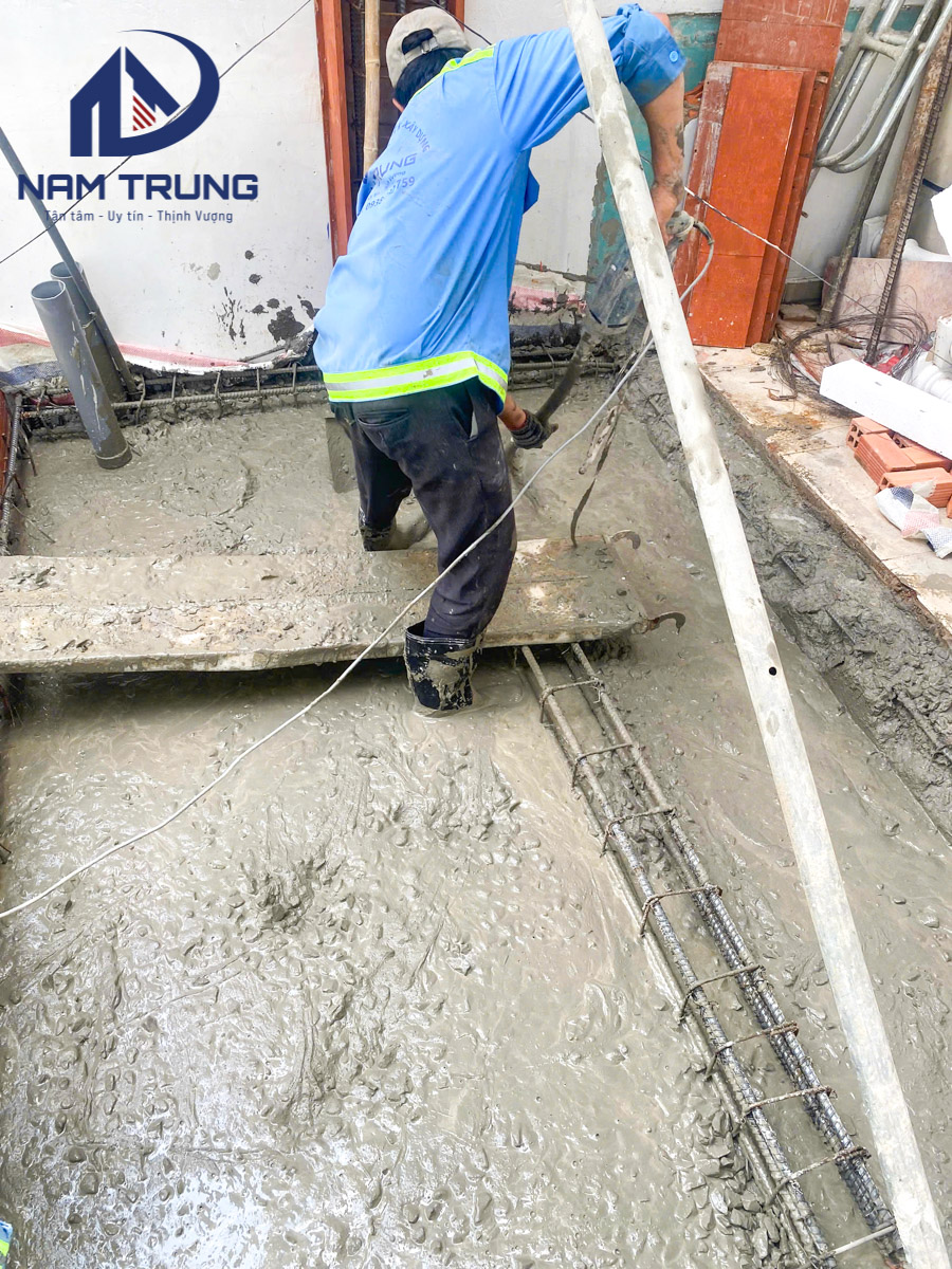 Thi công cải tạo nâng tầng và thay đổi mặt tiền nhà cho gia đình anh Hùng tại Gò Vấp