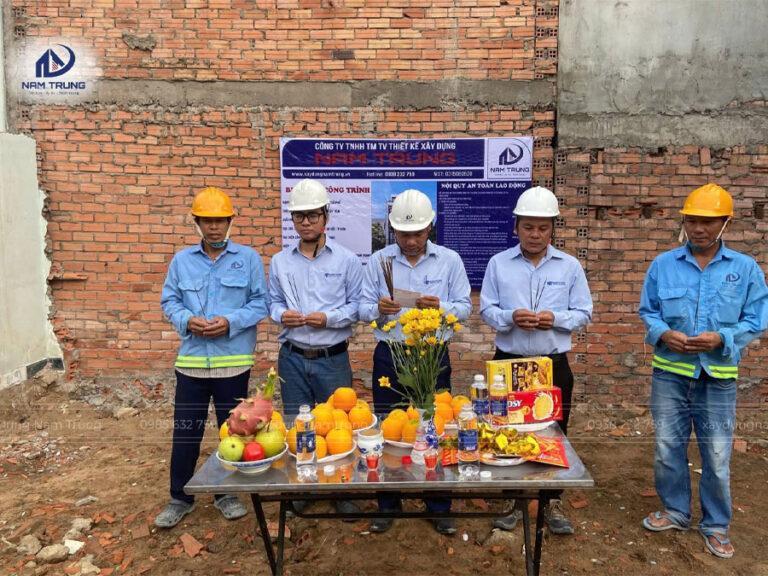 Khởi công xây dựng nhà phố 1 trệt 3 lầu nhà chị Tiên tại Gò Vấp, TP.HCM