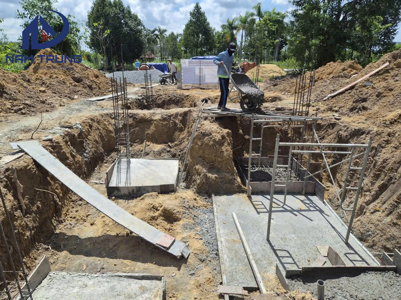 Thi công trọn gói nhà phố 1 trệt 2 lầu nhà chị Liên ở Bắc Tân Uyên